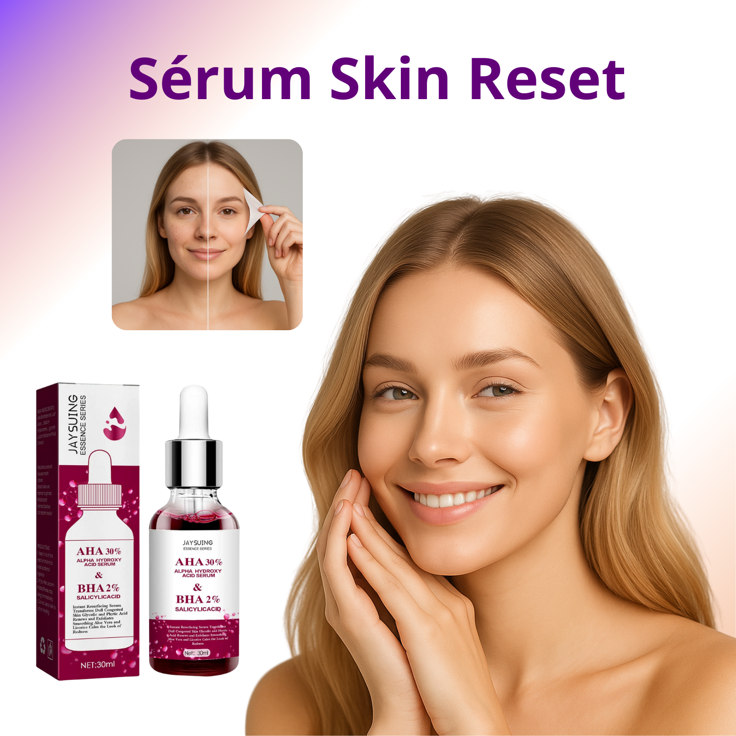 Serum Skin Reset acné y manchas   Renueva la piel, recupera tu confianza